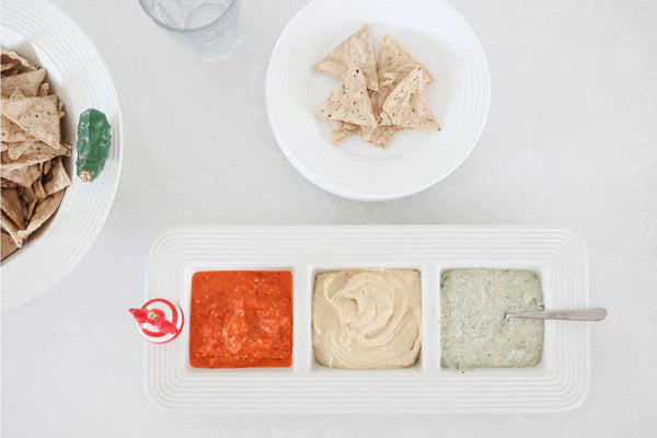 G9 Garnish Dish Stripes