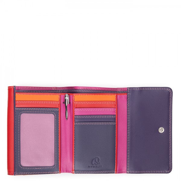 Double Flap Wallet Sangria