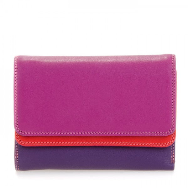 Double Flap Wallet Sangria