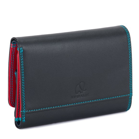 Trifold Purse Wallet Black/Pace