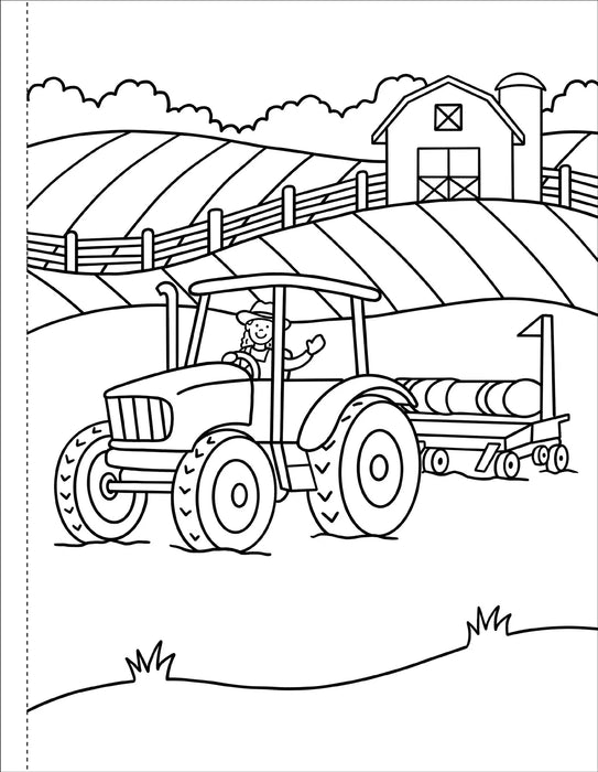 On The Farm Coloring Book