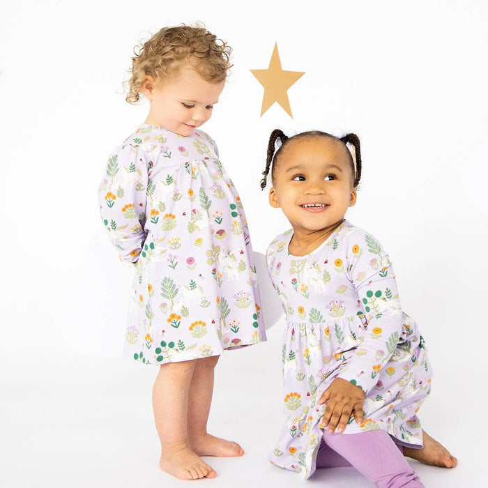 Folk Magic Ruffle Dress 9-12M