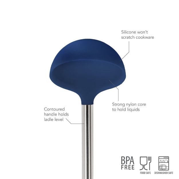Silicone Ladle Blue