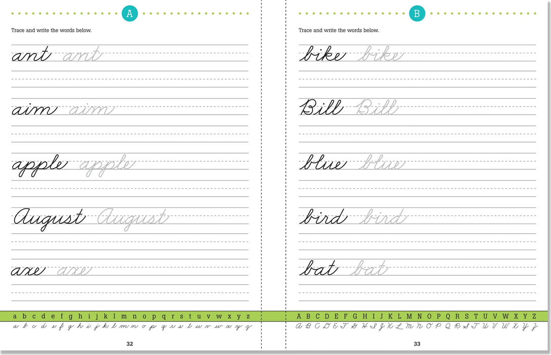 Learn To Write Cursive Book
