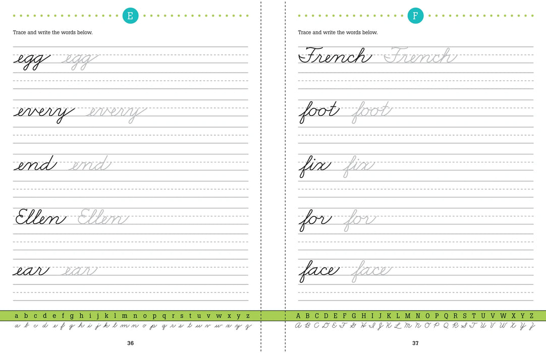 Learn To Write Cursive Book