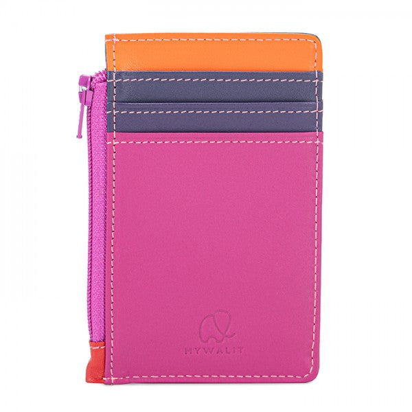 Credit Card Holder with Coin Purse Sangria