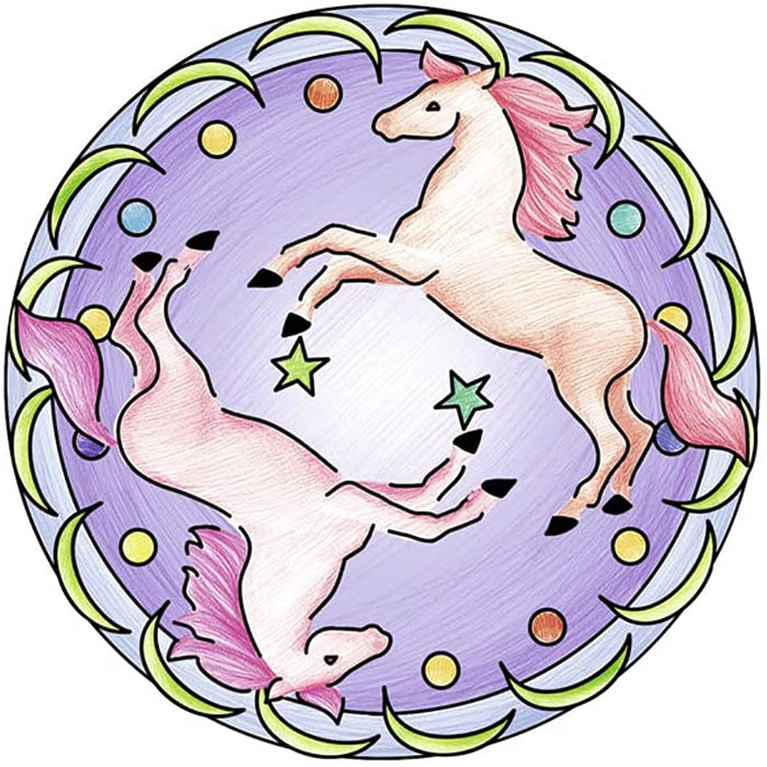 Mini Mandala Horses Puzzle