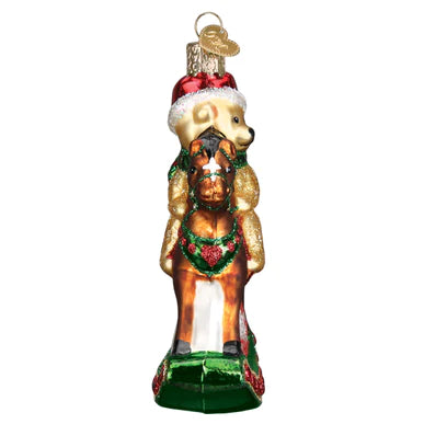 Rocking Horse Teddy Ornament