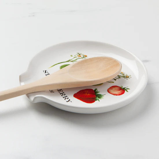 Vintage Strawberries Spoon Rest