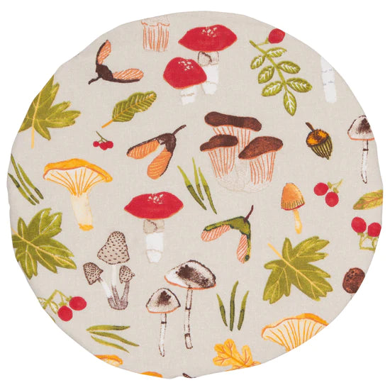 Field Mushrooms Bowl Cover Set/2