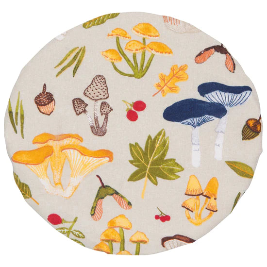 Field Mushrooms Bowl Cover Set/2