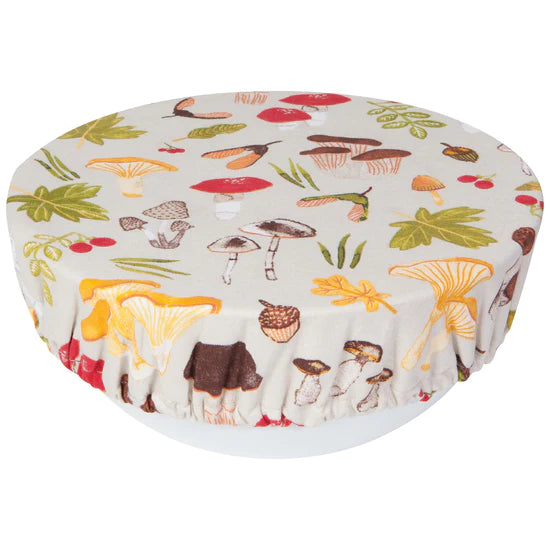 Field Mushrooms Bowl Cover Set/2