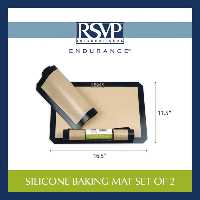 Silicone Baking Mats Set of 2