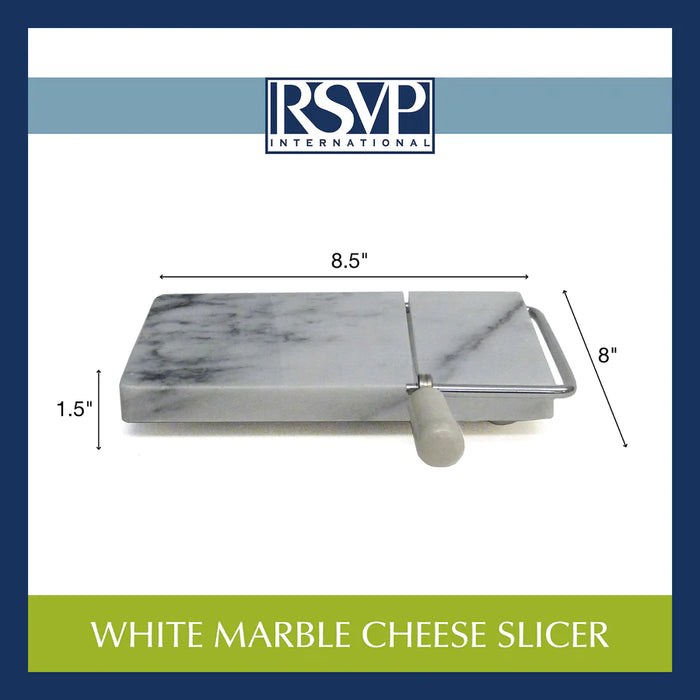 White Marble Cheese Slicer