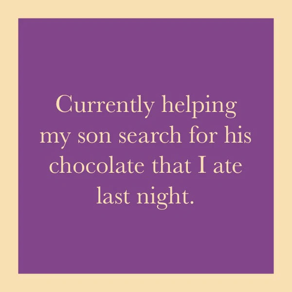 Search For Chocolate Coaster