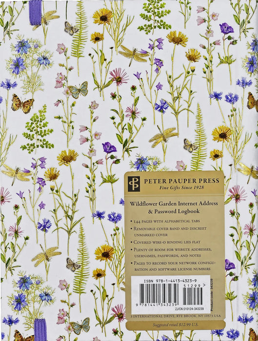 Internet Address & Password Logbook