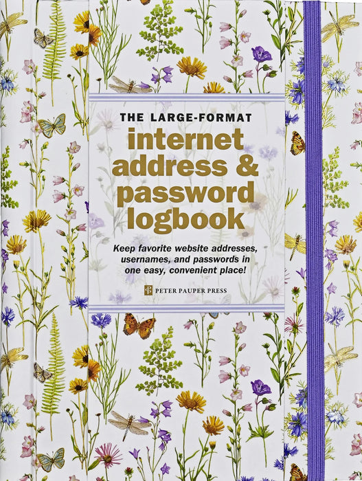 Internet Address & Password Logbook