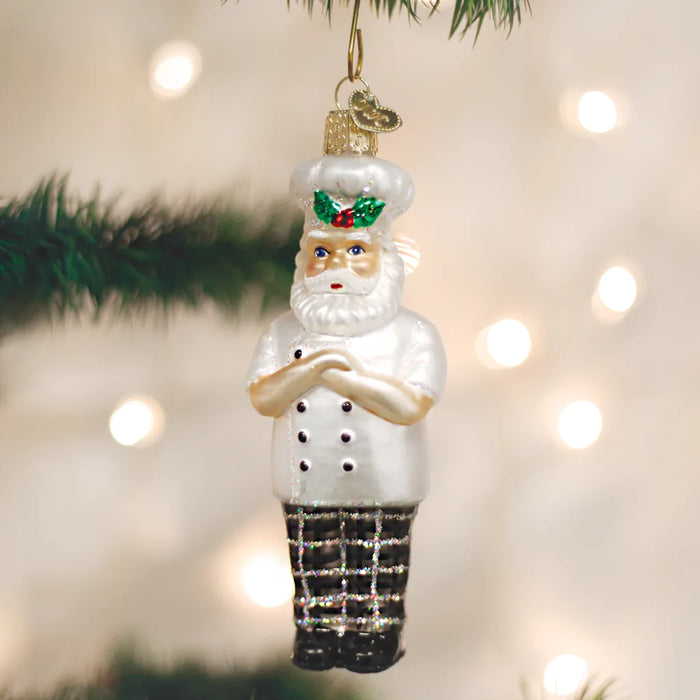 Santa Chef Ornament