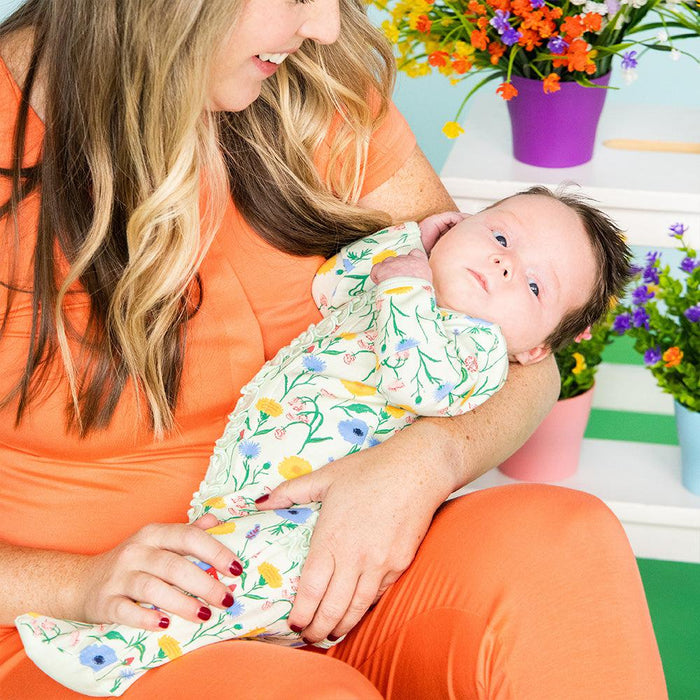 Le Jardin Footie 0-3mos