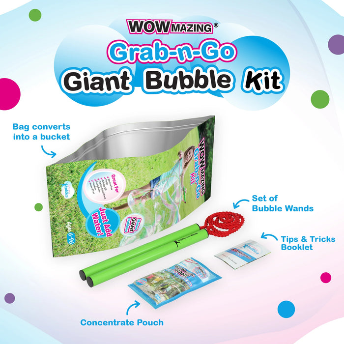 WOWmazing Grab N Go Bubble Kit