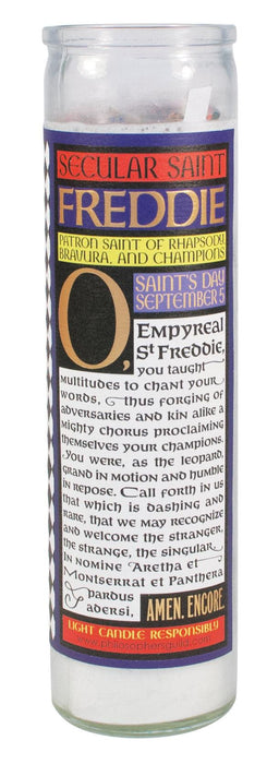 Secular Saint Candle Freddie Mercury