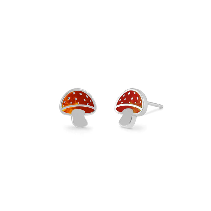 Mushroom Stud Earrings