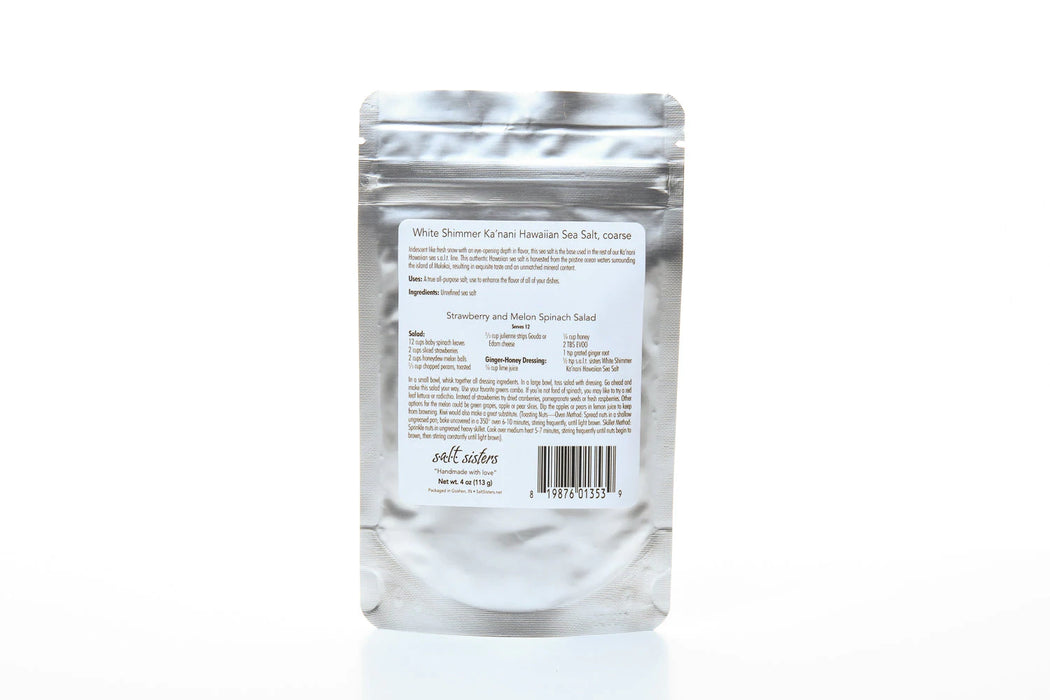 White Shimmer Hawaiian Sea Salt Coarse