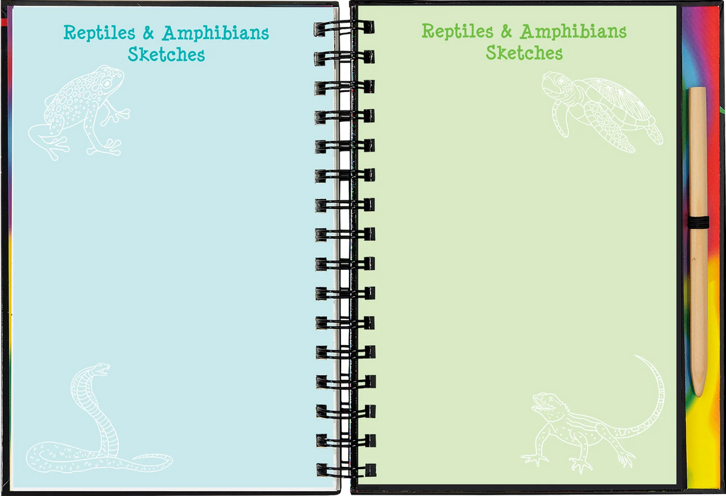 Scratch & Sketch Reptiles & Amphibians