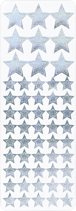 Color Foil Stars Stickers