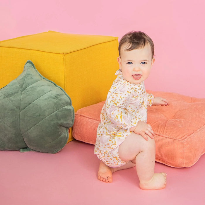 Pearadise Dress with Ruffle Bloomers 9-12mos