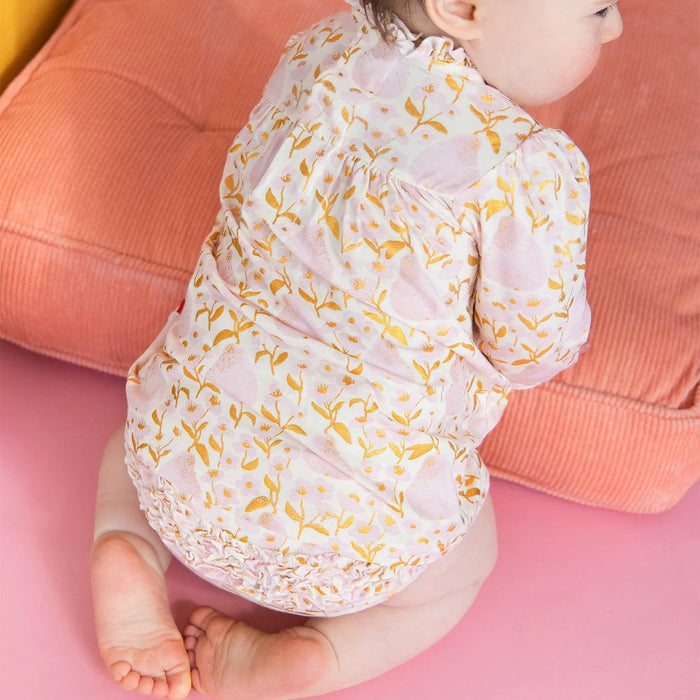 Pearadise Dress with Ruffle Bloomers 9-12mos