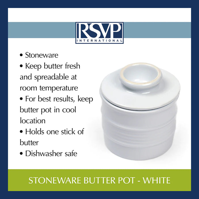 Butter Pot White