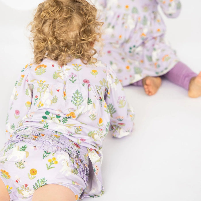 Folk Magic Ruffle Dress 12-18M