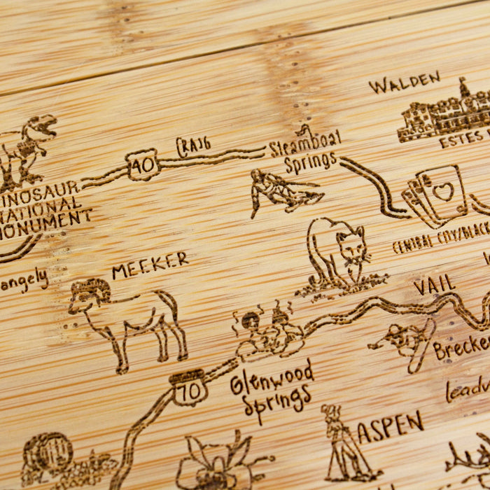 Slice of Life Colorado Cutting Board Small