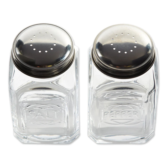 Retro Salt ans Pepper Shakers Clear