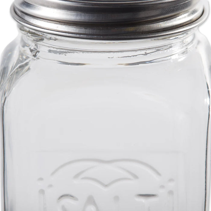 Retro Salt ans Pepper Shakers Clear