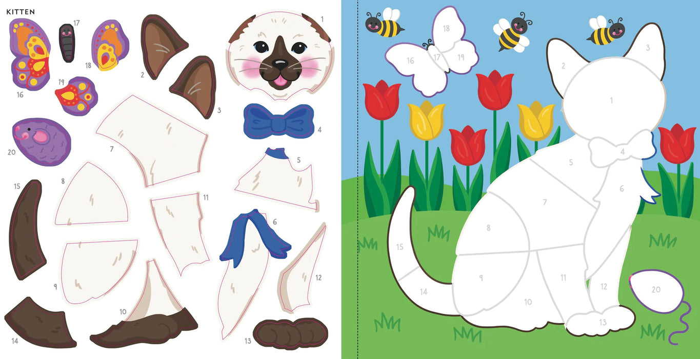 Color By Sticker Furry Friends