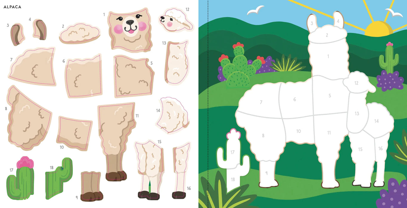 Color By Sticker Furry Friends