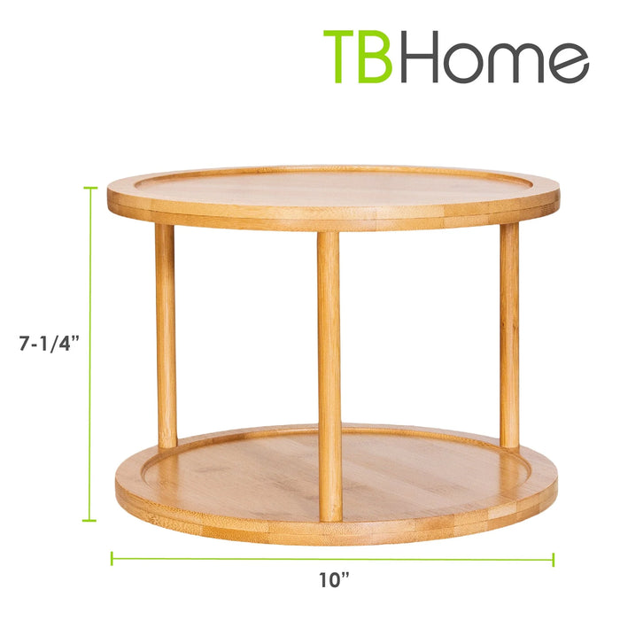 Lazy Susan 2-Tier Bamboo