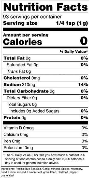 Lemon Rosemary Garlic Salt