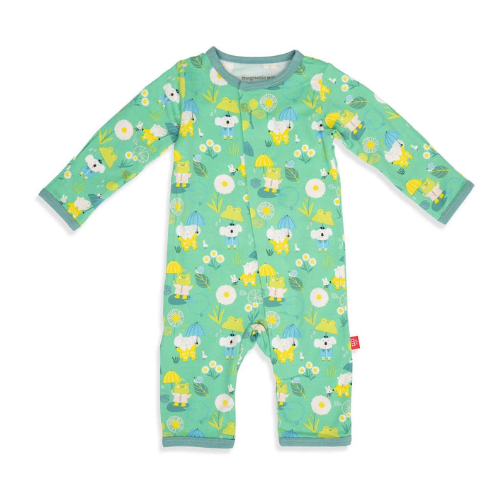 Flower Power Coverall 6-9m