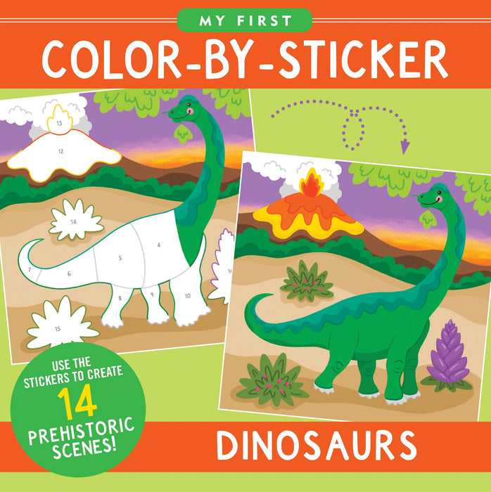 Color By Sticker Dinosaurs