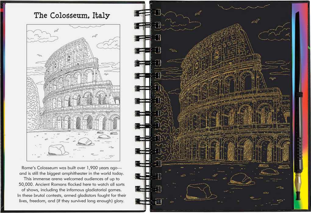 Scratch & Sketch Wonders Of The World