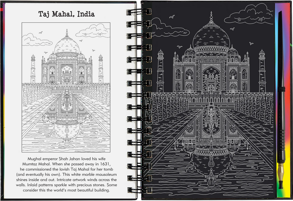 Scratch & Sketch Wonders Of The World