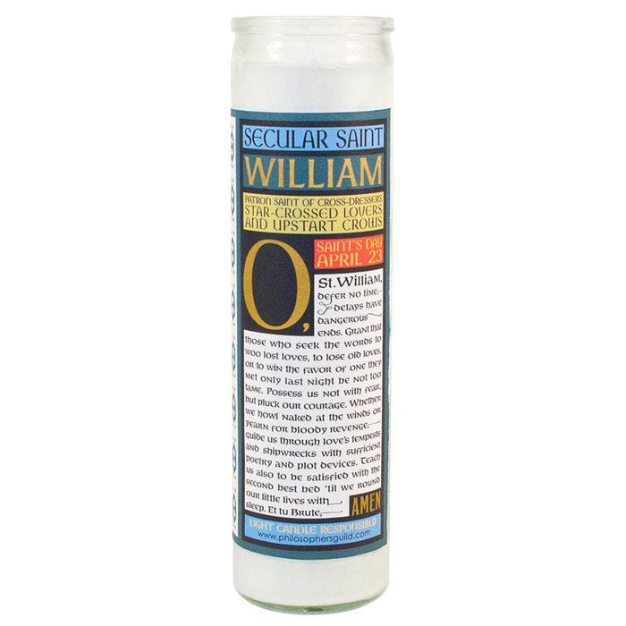 Secular Saint Candle William Shakespeare