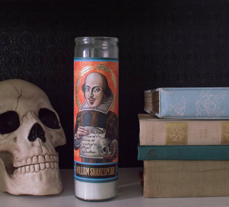Secular Saint Candle William Shakespeare
