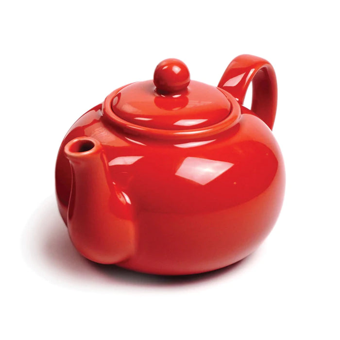 Stoneware Teapot Red