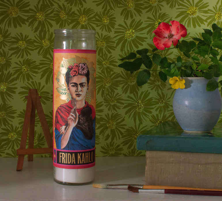 Secular Saint Candle Frida Kahlo