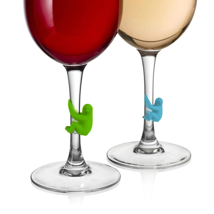 Social Climbers Sloth Wine Markers