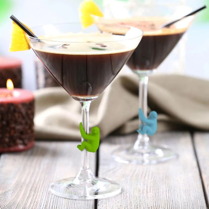 Social Climbers Sloth Wine Markers